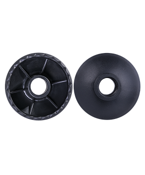 Комплект колец ограничительных для скандинавских палок, 2 шт., чёрный Комплект колец ограничительных для скандинавских палок, 2 шт., чёрный