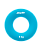 Эспандер кистевой ES-403 "Кольцо", диаметр 7 см, 5 кг, голубой