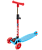 БЕЗ УПАКОВКИ Самокат 3-колесный Loop, 120/70 мм, голубой/красный